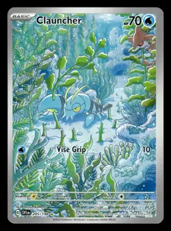 Clauncher 205/198 Illustration Rare Scarlet & Violet Pokemon Card - Image 1