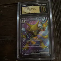 CGC 10 Pristine Alakazam ex 190/165 SR 151 sv2a Pokemon Card - Image 1