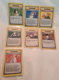 Vintage Gym Heroes Pokemon Card Lot Trainers - Image 1
