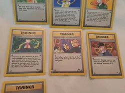 Vintage Gym Heroes Pokemon Card Lot Trainers - Image 3