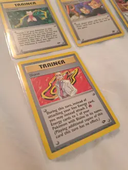 Vintage Gym Heroes Pokemon Card Lot Trainers - Image 4