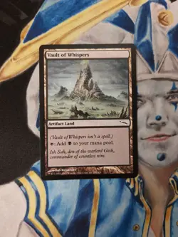 Vault of Whispers MTG Mirrodin Common Artifact Land Heavily Played x1 VW17 - Image 1