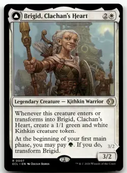 Brigid, Clachan's Heart #7 (NM) Lorwyn Eclipsed ECL Magic MTG - Image 1