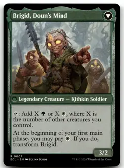 Brigid, Clachan's Heart #7 (NM) Lorwyn Eclipsed ECL Magic MTG - Image 2