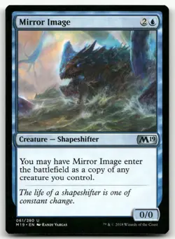 Mirror Image #61 (NM) Core Set 2019 M19 Magic MTG - Image 1