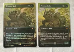 Protean Hulk (Anime Borderless, Set Of 2) Ravnica Remastered FOIL (#435) - Image 1