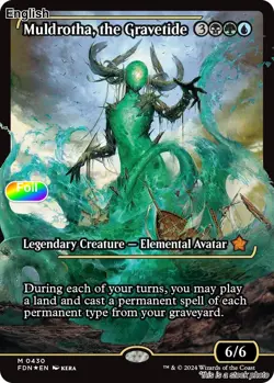 Muldrotha, the Gravetide (Showcase) EN [FDN - 430] - NM [Foil] TCG MTG - Image 1