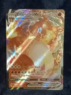 Pokemon Holo Charizard VMAX Darkness Ablaze Ultra Rare Full Art 020/189 NM - Image 1