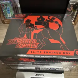 Pokemon Scarlet & Violet Destined Rivals Elite Trainer Box Mewtwo Giovanni - Image 1
