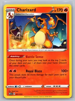 Charizard 001/015 Promo McDonald's Promos 2024 Pokemon Near Mint - Image 1