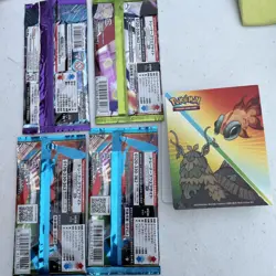 Lot Of 4 Random japanese pokemon Packs. SEALED With Binder - Image 2