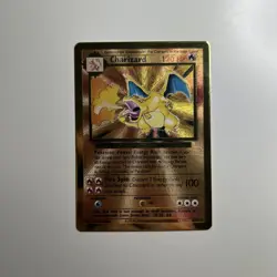 2021 Pokemon Celebrations Ultra Premium Collection #4 Gold Metal Charizard A515 - Image 1