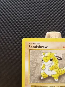 Pokemon 1999 WOTC Base Set Shadowless Sandshrew 062/102 - Light Play - Image 3