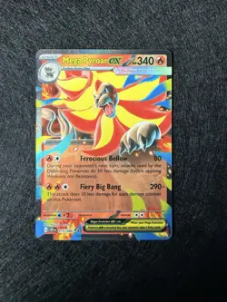 Pokemon Mega Pyroar ex 99/86 Full Art Double Ultra Rare Chaos Rising NM 3 - Image 1