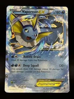 Pokemon Vaporeon Ex 24/83 Generations - Image 1