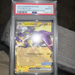 2025 Pokemon Svp En Toxtricity Ex 215 Psa 10 Illustration Contest Gem Mint - Image 2