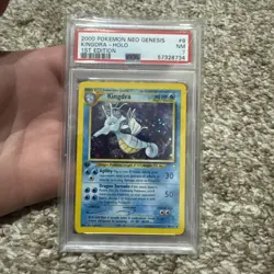 2000 POKEMON NEO GENESIS ~ 1ST EDITION ~ #8 KINGDRA HOLO ~ PSA 7 - Image 1