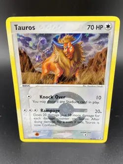 Excellent Pokemon EX Fire Red Leaf Green Tauros Rare Holo 16/112 - Image 1