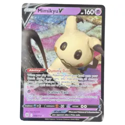 Mimigma V 068/172 Strahlende Sterne Englisch Near Mint Mimikyu V Pokemon Karten - Image 1