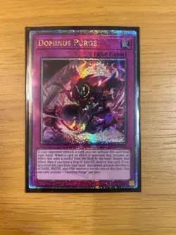 Yu-Gi-Oh! Dominus Purge (V.2 - Quarter Century Secret Rare) 1st Ed. INFO-EN 078 - Image 1
