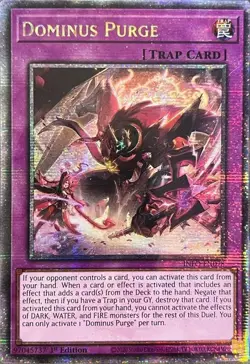 Yu-Gi-Oh! Dominus Purge (V.2 - Quarter Century Secret Rare) 1st Ed. INFO-EN 078 - Image 2