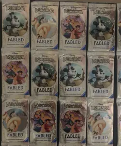 Disney Lorcana Fabled Open Box Sealed Booster Packs x24 Packs EN See Description - Image 4