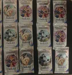 Disney Lorcana Fabled Open Box Sealed Booster Packs x24 Packs EN See Description - Image 5
