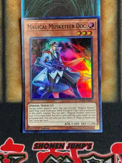Yugioh Magical Musketeer Doc SPWA-EN017 Super Rare 1st Ed MP - Image 1