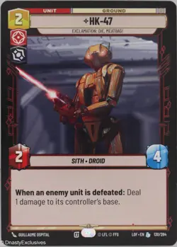 Star Wars Unlimited - HK-47 - Exclamation: Die, Meatbag! - Normal - Image 1