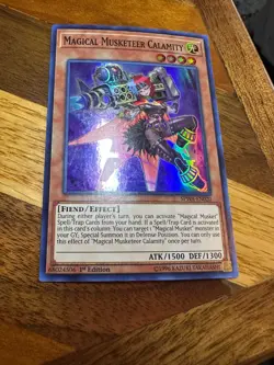 Magical Musketeer Calamity SPWA-EN020 1st Edition Super Rare LP + BONUS - Image 1