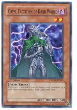 Gren, Tactician of Dark World - STON-EN019 - Common - 1st Edition Lightly Played - Image 1