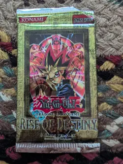 Yugioh RISE OF DESTINY - RDS - Booster Pack Sealed 2004 1ST EDITION (1 Pack) - Image 1