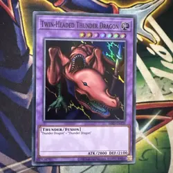 Yugioh! Twin-Headed Thunder Dragon MRD-EN120 Super Rare Unlimited NM - Image 1