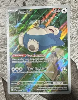 Pokemon TCG Snorlax 051 Sv: Scarlet & Violet Black Star Promo Holo Card - Image 1