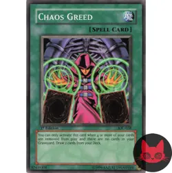 Yugioh Chaos Greed IOC-038 Common 1st Edition NM - Image 1