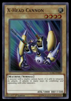 X-Head Cannon Legendary Collection Kaiba LCKC-EN005 Ultra Rare Yugioh LP - Image 1
