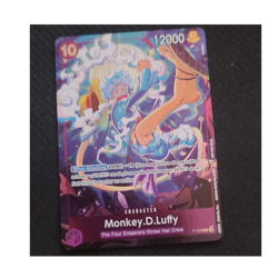 Bandai Monkey.D.Luffy P-099 One Piece Card Game Promo Foil 12000 Power Cost 10 - Image 1