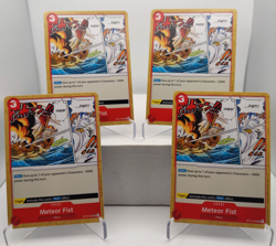 Meteor Fist Playset - OP13-020 x4 - Carrying On His Will - One Piece TCG - Image 1