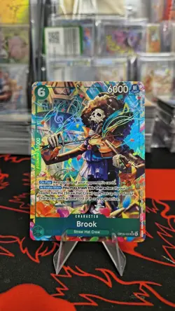 One Piece Card Game | Brook OP15-032 SR ALT ART OP15 | English | NM/M - Image 1