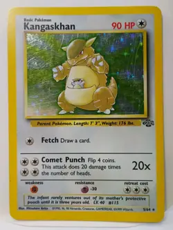 Pokemon Kangaskhan 5/64 Holo Rare Jungle Card VG See Pics - Image 1