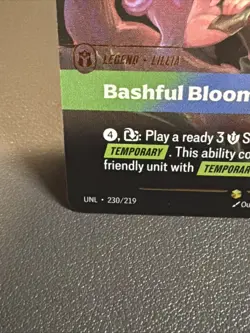 Lillia Bashful Bloom Overnumbered Foil Card From Riftbound Unleashed 230/219 - Image 5