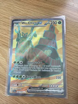 Pokemon TCG Wo-Chien EX Scarlet & Violet Paldea Evolved Holo Ultra Card 232/193 - Image 1