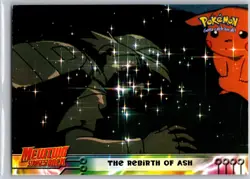 POKEMON TOPPS THE FIRST MOVIE TRADING CARDS THE REBIRTH OF ASH #38 NON HOLO NM - Image 1