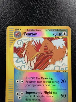 Pokemon Card Fearow 45/165 Reverse Holo Rare Expedition Base Set LP - Image 2