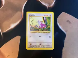 Rattata Shadowless Base Set 61/102 Pokemon Card - Image 1