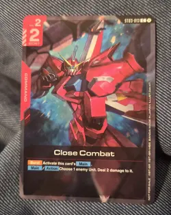 Close Combat Championship Participation Pack ST03-013 C Gundam Card Game Promo - Image 1