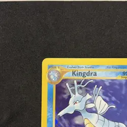 Pokemon TCG Kingdra Neo Genesis 8/111 Rare Holo Stage 2 90 HP Card 2000 - Image 2