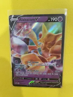 Pokemon Alakazam V Promo SWSH: Sword & Shield Promo Cards SWSH083 NM - Image 1