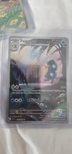 Palpitoad 104/086 Pokemon Black Bolt Illustration Rare Full Art Holo NM - Image 1