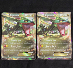 Pokemon TCG Rayquaza EX 85/124 Roaring Skies Holo Lot of 2 English - Image 1